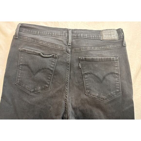 Levi's Women's Size 33 720 High-Rise Super-Skinny Jeans, Distressed Cyber Grunge - Picture 7 of 8